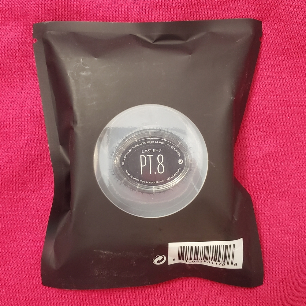 Lashify Plushy Tame 8 mm Gossamer Lash Set New Unopened PT 8 Black